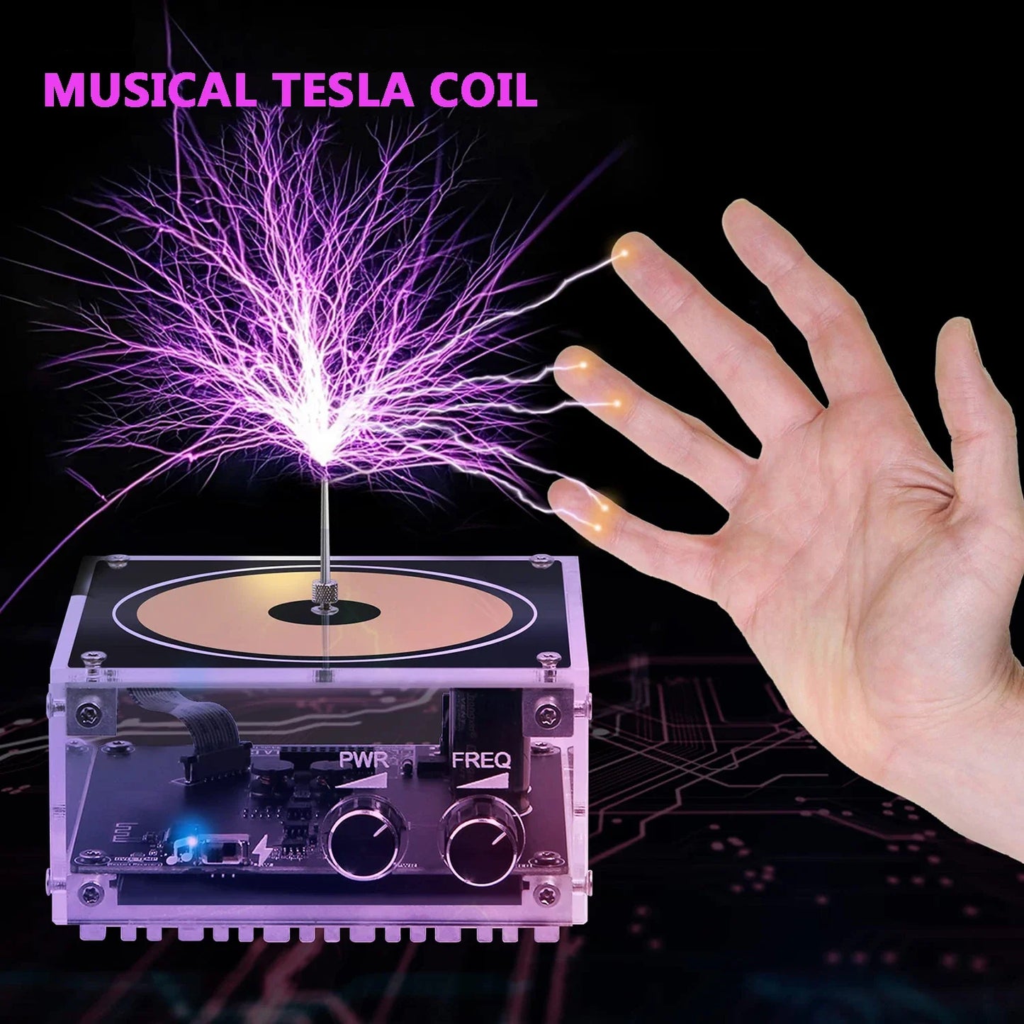 TeslaGlow Coil Speaker