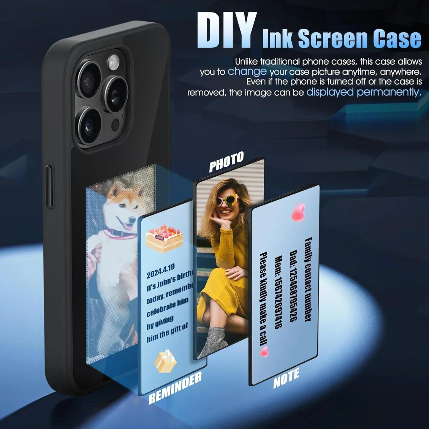 High-End DIY Screen Projection Phone Case